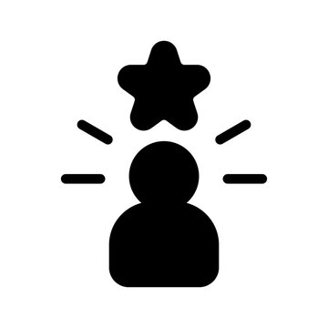 Self Confidence Icon Vector Symbol Design Illustration