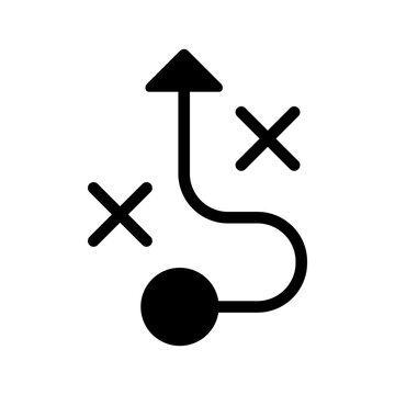 Strategic Planning Icon Vector Symbol Design Illustration