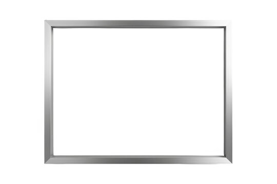 Simple Silver Rectangular Picture Frame