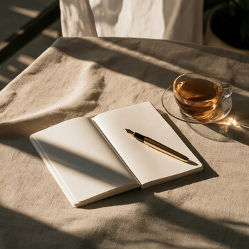 Gratitude Journal Morning Desk
