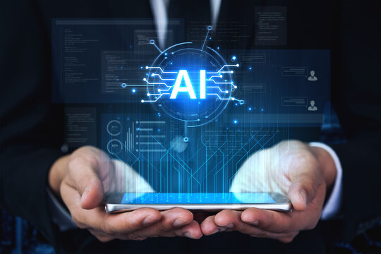 Futuristic software development concept featuring AI pair programmer, automated AI code generation, and real-time AI debugging. Ideal for DevOps and tech AI innovation. Corpus