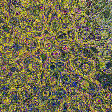 Abstract psychedelic swirls colorful design