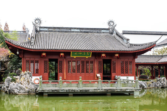 Architectural Landscape of Hangzhou Confucius Temple, Zhejiang, China