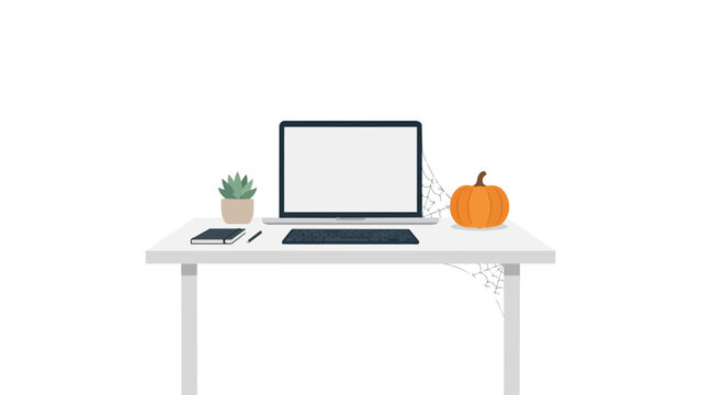 Halloween Jack-o'-lantern Computer Monitor Vector