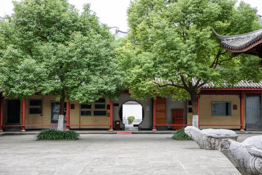 Architectural Landscape of Hangzhou Confucius Temple, Zhejiang, China