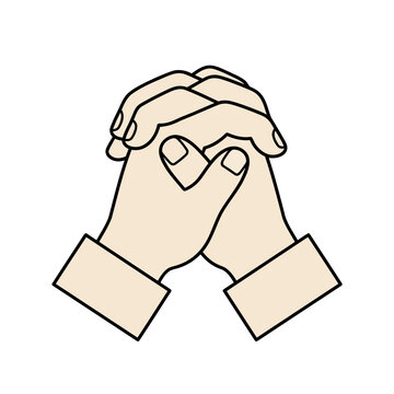 Praying Hands Icon