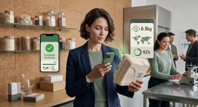 Digital Product Passport Scan for Recycled Packaging Traceability