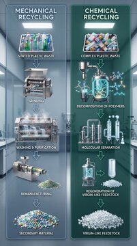 Dual Column Plastic Recovery Comparison Between Mechanical and Chemical Recycling
