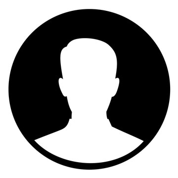 vector silhouette of a man