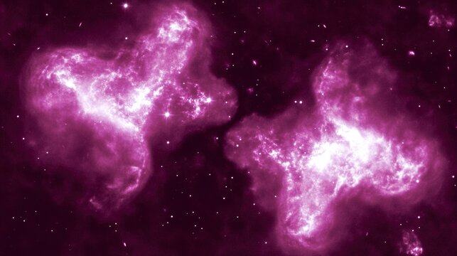 infrared. Dwarf galaxies orbiting a black hole like fireflies in an infrared-hued cosmic dance. STEM education sheets, lab safety posters, designed for STEM education and laboratory safety posters.
