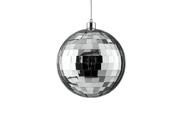 Fototapeta premium Classic hanging silver disco mirror ball