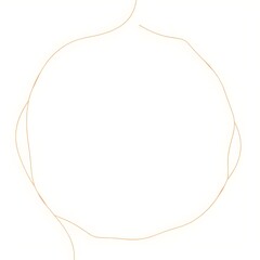 Fototapeta premium white rope isolated on white