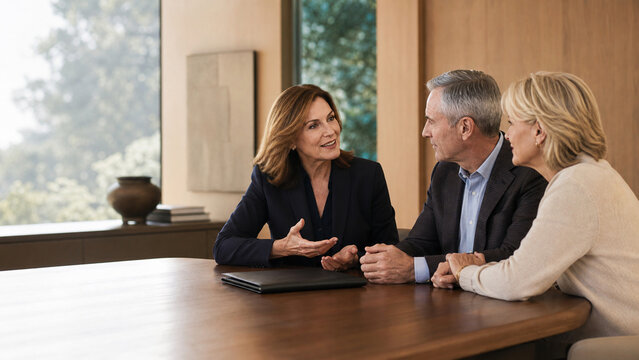 Private Wealth Adviser Discussing Family Legacy Planning