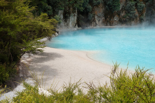 Mysterious Inferno Crater in Waimangu Volcanic Valley - Rotorua, New Zealand