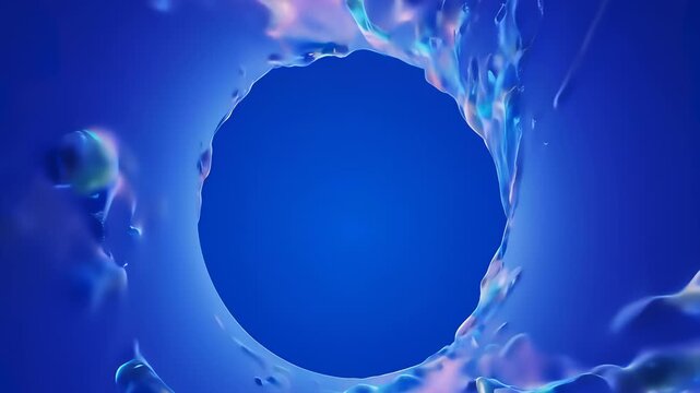 Corporate 3d abstract background loop with smooth flowing digital geometric shapes and professional lighting for modern presentations and business videos