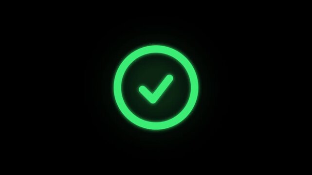 Glossy Green Power Button Icon on Black Background for Web, Technology, Computer, Business, Internet and Modern 3D Design
