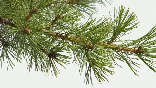 針葉が茂る松の枝