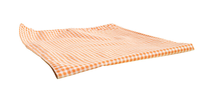 Yellow fabric cloth or placemat background.For montage product display