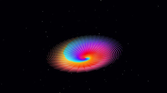 Abstract Quantum Fiber Optical Vortex 4K Seamless Loop High Speed Network Background