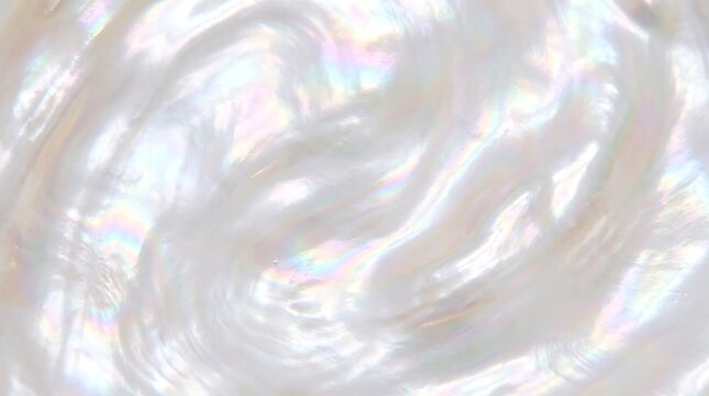 Mother of pearl texture background with iridescent light