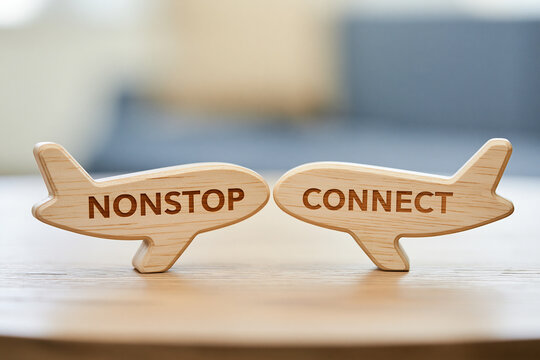 Choice between nonstop and connecting flights