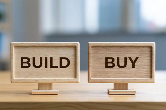 Choice between building and buying