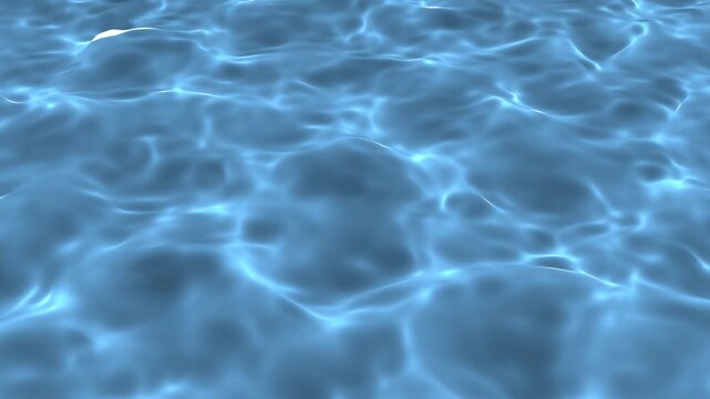 pool swimming pool water realistic caustics ripples sunlight reflection blue liquid surface summer aqua vacation loop footage motion background
