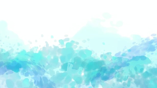 Blue Watercolor Paint Splash Texture 4K