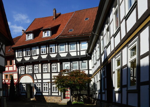 Historical Buildings in the Old Town of Osterode am Harz, Lower Saxony