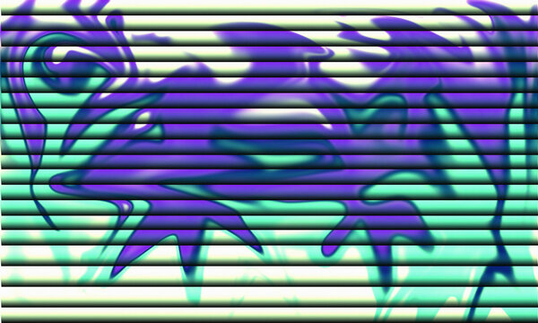 Abstract digital background featuring vibrant purple and teal colors with a horizontal lined texture creating a modern artistic effect