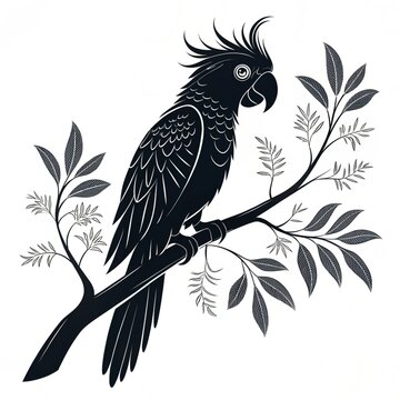 black and yellow macaw
