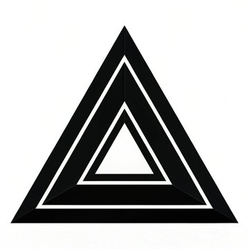 black and white pyramids