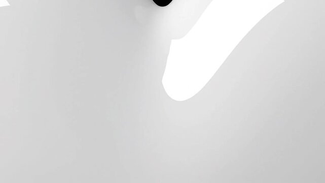Heart Symbol Floating in Black Background