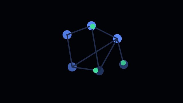 Brain neurons firing Animation - Science & Lab Vector Icon