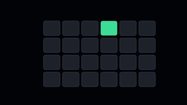 Periodic table highlight Animation - Science & Lab Vector Icon