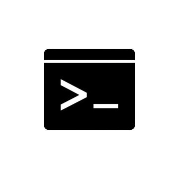 Terminal Command Prompt Icon PNG Isolated