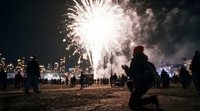 Spectacular diwali fireworks illuminate the night sky celebrating the festival of lights with joy and enthusiasm