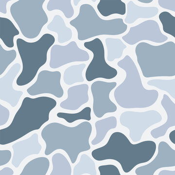 EPS10 Maritime Blue Camouflage Seamless Swatch Tile for Boat Wrap Sublimation and Activewear Fabric Printing