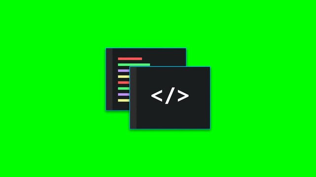 Coding Browser Window Icon Reveal