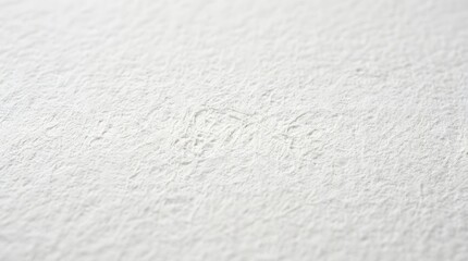 Fototapeta premium Detailed close-up of white handmade fibrous washi paper showing intricate texture