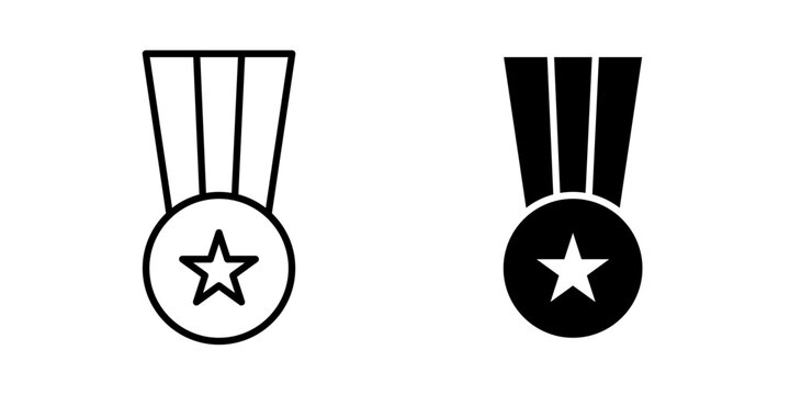 Condecoration Icon represents an honor, medal, or formal distinction awarded for achievement or service. Ideal for awards, recognition, military honors, and ceremonies.