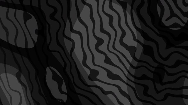 Abstract black grey gradient background wavy lines pattern for artistic projects, graphic designs, digital art, wallpapers, prints, website backgrounds, and textures.