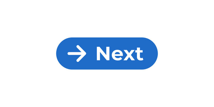 Next button icon with right arrow symbol for navigation and web user interface progress control.