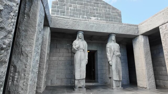 A view of the Mausoleum of Petar II Petrovic Njego&scaron; in Cetinje, Montenegro.