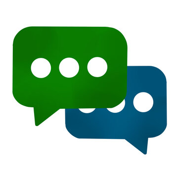 3d speech bubble icon