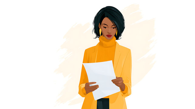 New customer reading the fine print before finalizing a big purchase (2)