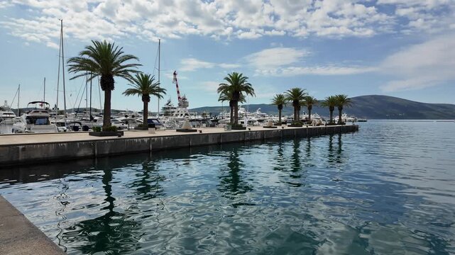 A view of Tivat, Montenegro's port city