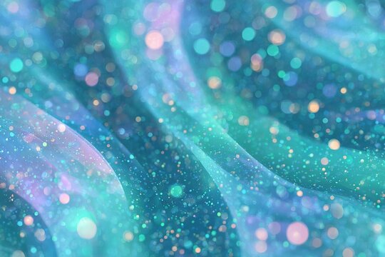 Colorful bokeh lights create a soothing swath of soft waves
