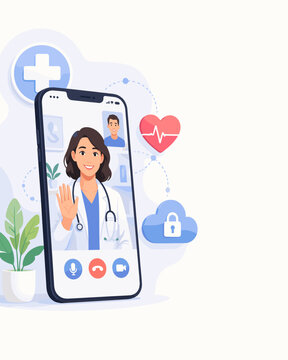 Smartphone Telehealth Consultation With Online Doctor