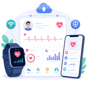 Wearable Health Monitoring With Smartphone And Cloud